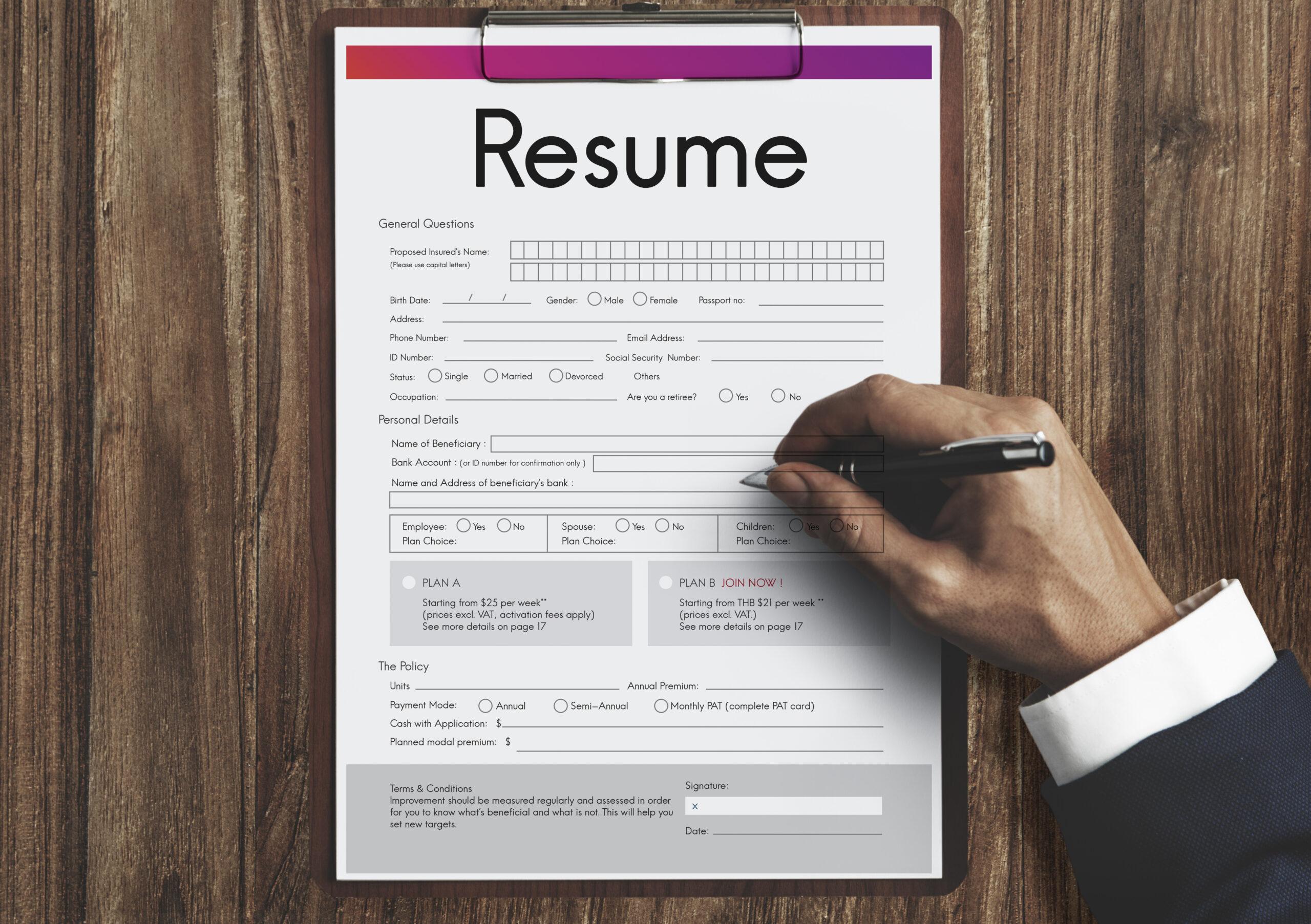 Top 10 things to leave off your resume.